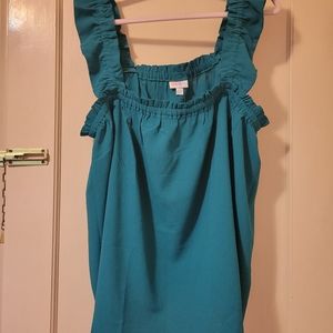 Lularoe Daisy Ruffle Strap Top New with Tags